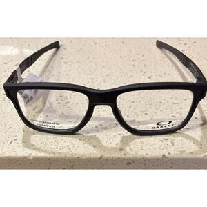 Oakley Eyeglasses OX8123-0153 Sunder Satin Black Rectangular Frame 53•17 136